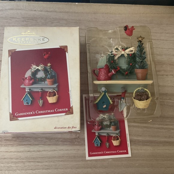 Hallmark Keepsake Ornament, Gardeners Christmas Corner, 2002 - Picture 1 of 7
